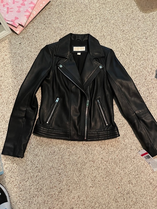 Michael Kors Jackets & Blazers - NWT Michael Kors Leather Moto Jacket
